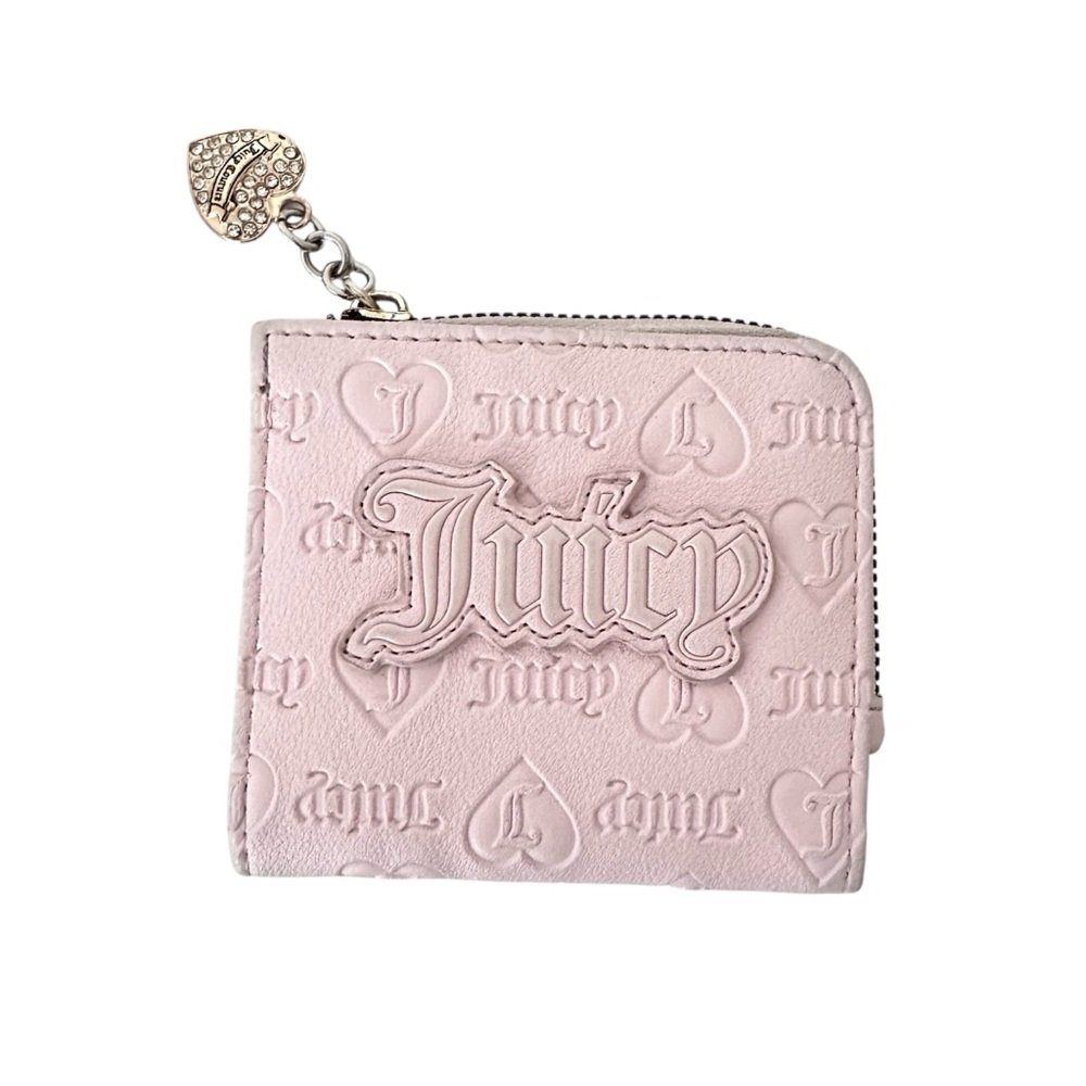 Juicy Couture Pink Wallet Card Holder With Charm